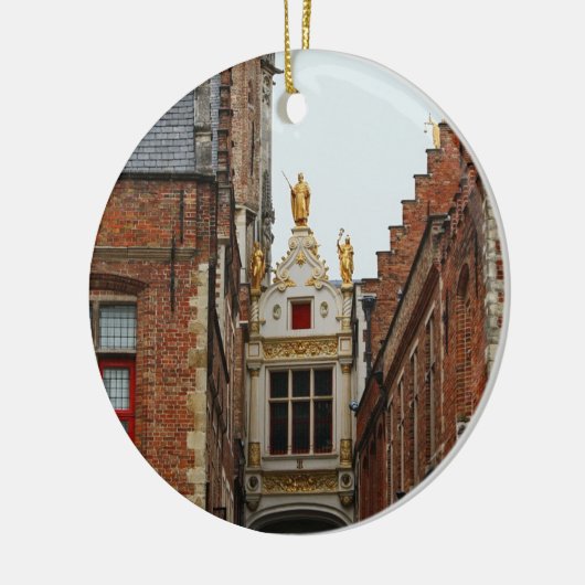 Brugge Schilderachtig Cirkel Ornament (Links)