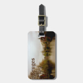 Brugge souvenir bagagelabel (Voorkant verticaal)