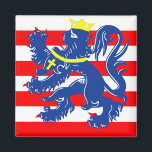 Brugge stad Vlag België symbool Magneet<br><div class="desc">Brugge stad Vlag België symbool</div>