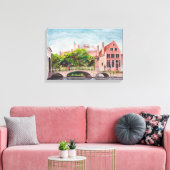 Brugge van Farida Greenfield Canvas Afdruk (Insitu (Woonkamer))