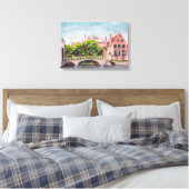 Brugge van Farida Greenfield Canvas Afdruk (Insitu (Slaapkamer))