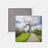 Brugge Windmill Magnet (Voorkant / Achterkant)