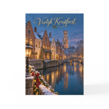 Brugge Winter aan de Reien Prettig Kerstfeest