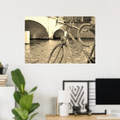 Bruggefietsen Poster (Thuiskantoor)