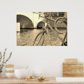 Bruggefietsen Poster (Keuken)