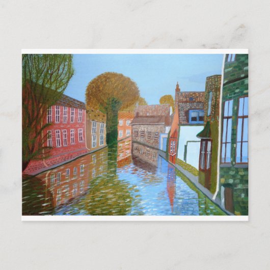 Bruggekanaal Briefkaart (Voorkant)