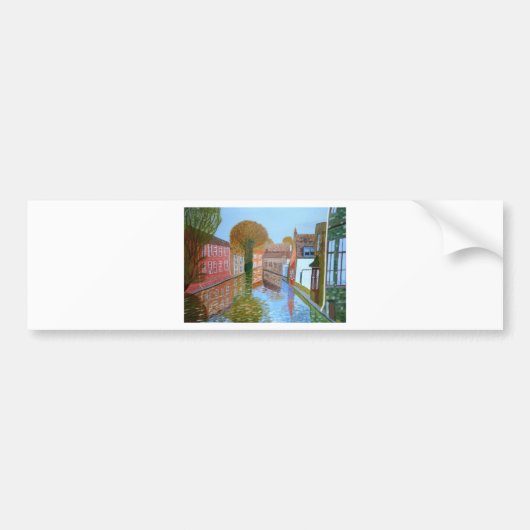 Bruggekanaal Bumpersticker (Voorkant)
