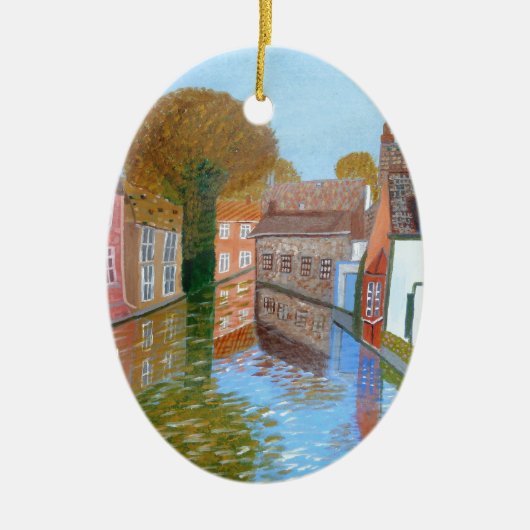 Bruggekanaal Keramisch Ornament (Voorkant)