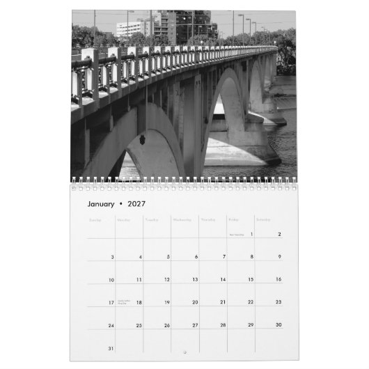 Bruggen 2011 kalender (Jan 2027)