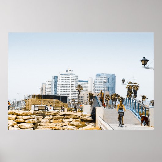 Bruggen aan Tel Aviv Poster (Voorkant)