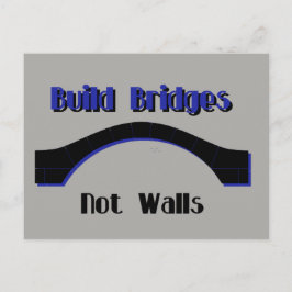 Bruggen bouwen zonder het Briefkaart van de Walls
