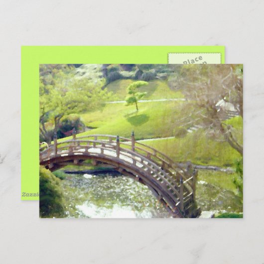 Bruggen en tuinen_ briefkaart (Voorkant / Achterkant)