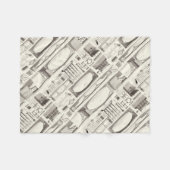 Bruggen Fleece Deken (Voorkant (Horizontaal))