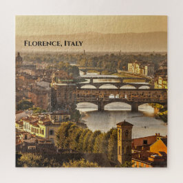 Bruggen in Florence (Italië) Legpuzzel