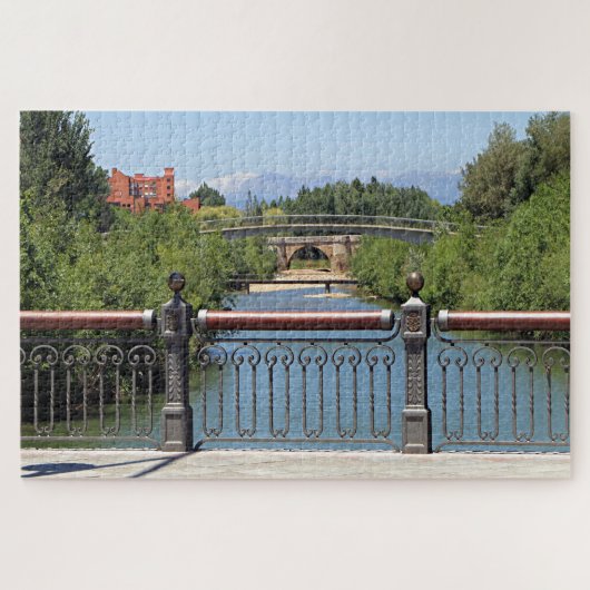 Bruggen in Leon, El Camino, Spanje Legpuzzel (Horizontaal)