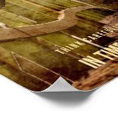 Bruggen met het Motivatie Poster van de branding v (Hoek)