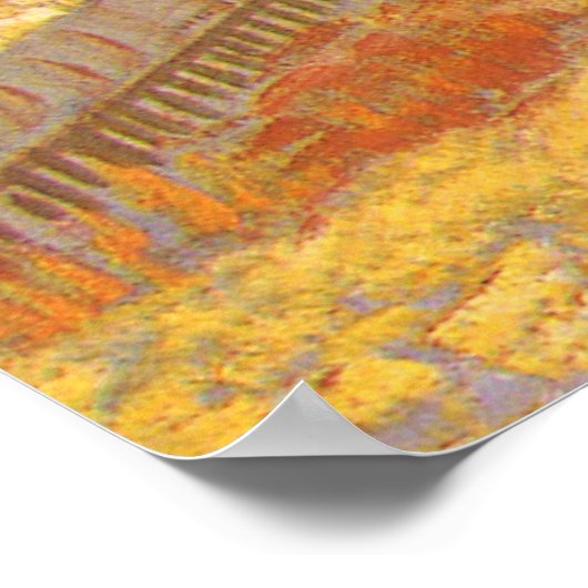 Bruggen over de Seine bij Vincent van Gogh Poster (Hoek)