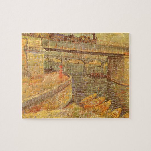 Bruggen over de Seine door Vincent van Gogh Legpuzzel (Horizontaal)
