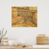 Bruggen over de Seine door Vincent van Gogh Poster (Keuken)