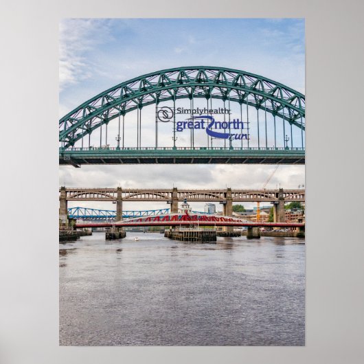 Bruggen over de Tyne Print/Poster Poster (Voorkant)