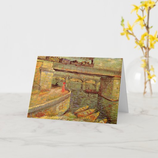 Bruggen over de zegen in Asnieres door Vincent van Kaart (Gele Bloem)