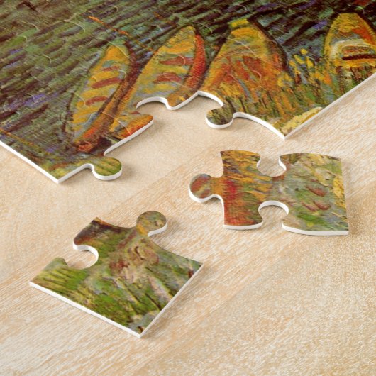 Bruggen over de zegen in Asnieres door Vincent van Legpuzzel (Zijkant)