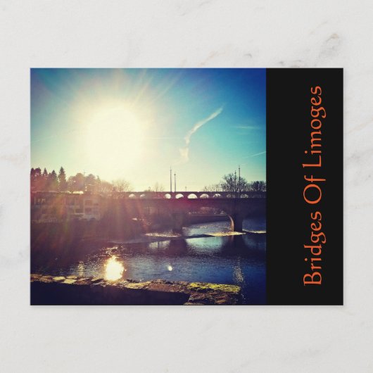 Bruggen van bruggen briefkaart (Voorkant)