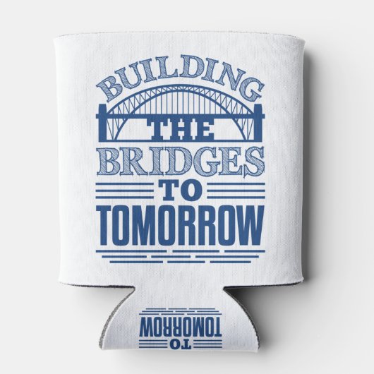 Bruggen van civiel ingenieur blikjeskoeler (Achterkant)