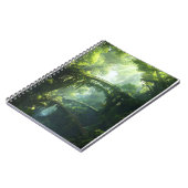 Bruggen van de Emerald Canopy – Lush Forest Fantas Notitieboek (Linkerzijde)