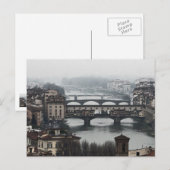 Bruggen van Florence, Italië Briefkaart (Voorkant / Achterkant)