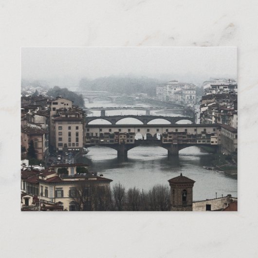 Bruggen van Florence, Italië Briefkaart (Voorkant)