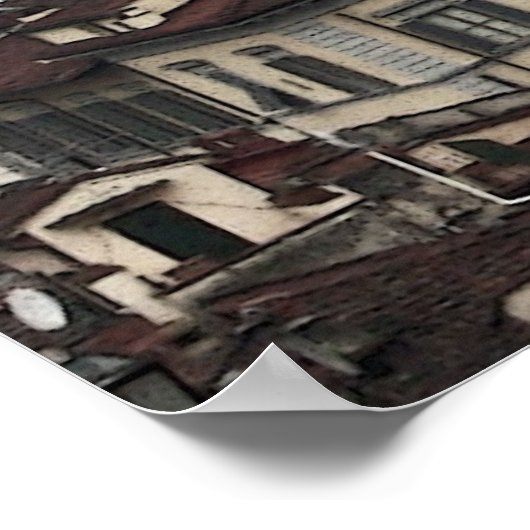 Bruggen van Florence Italië Poster (Hoek)