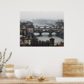 Bruggen van Florence Italië Poster (Keuken)