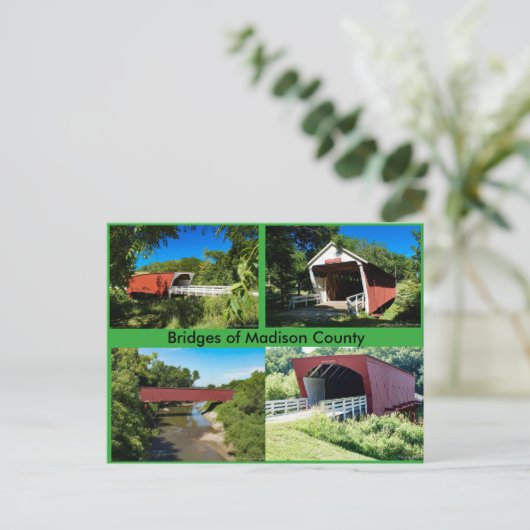 Bruggen van Madison County Briefkaart (Staand voorkant)