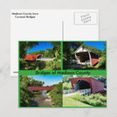 Bruggen van Madison County Briefkaart (Voorkant / Achterkant)