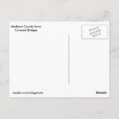 Bruggen van Madison County Briefkaart (Achterkant)