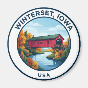 Bruggen van Madison County USA Magneet
