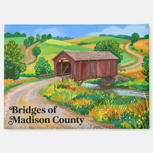 Bruggen van Madison County USA Magneet