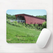 Bruggen van Madison County Winterset, Iowa Muismat (Met muis)