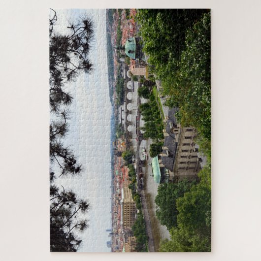 Bruggen van Praag en Vltava/Tsjechisch Legpuzzel (Verticaal)