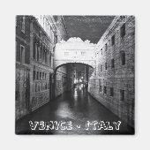 Bruggen van Venetië bij nacht (Fridge Magnet) Magneet (Voorkant)