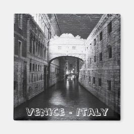 Bruggen van Venetië bij nacht (Fridge Magnet) Magneet