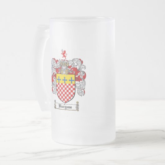 BRUGGENGEZINSLECHTS - BRUGKOAT VAN WAPENS MATGLAS BIERPUL (Voorkant links)