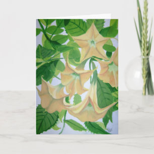 Brugmansia schilderij kaart
