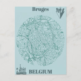 Brugmap Briefkaart