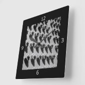 Brugnoten en bouten vierkante klok (Hoek)