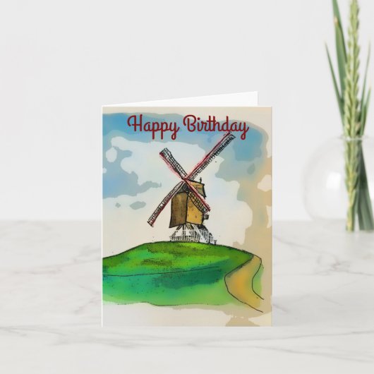 Brugse windmolen kaart (Voorkant)