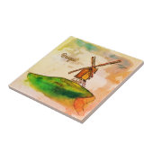 Brugse windmolen tegeltje (Zijkant)