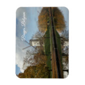 Brugse Windmolens Herfstreflecties Magneet (Verticaal)