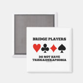 Brugspelers hebben geen triskaidekaphobia magneet (Voorkant / Achterkant)